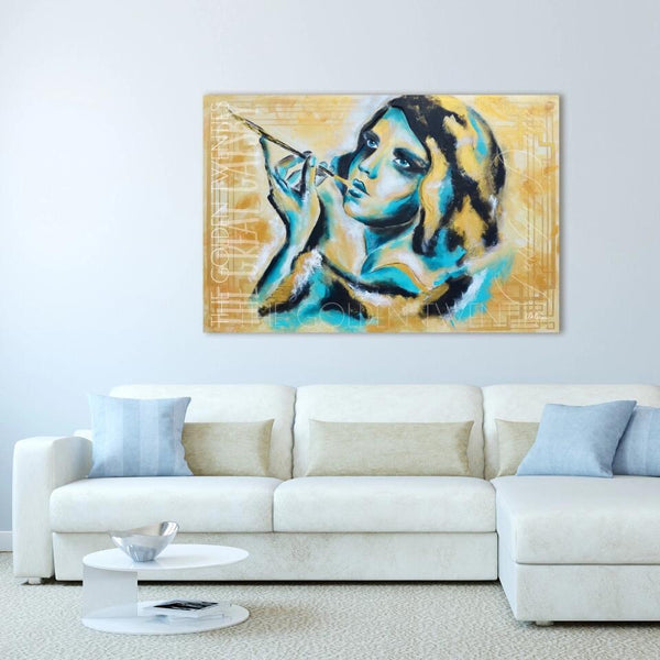 Leinwand Bild "Golden Twenties" ♡ Wandbilder aus Tirol kaufen