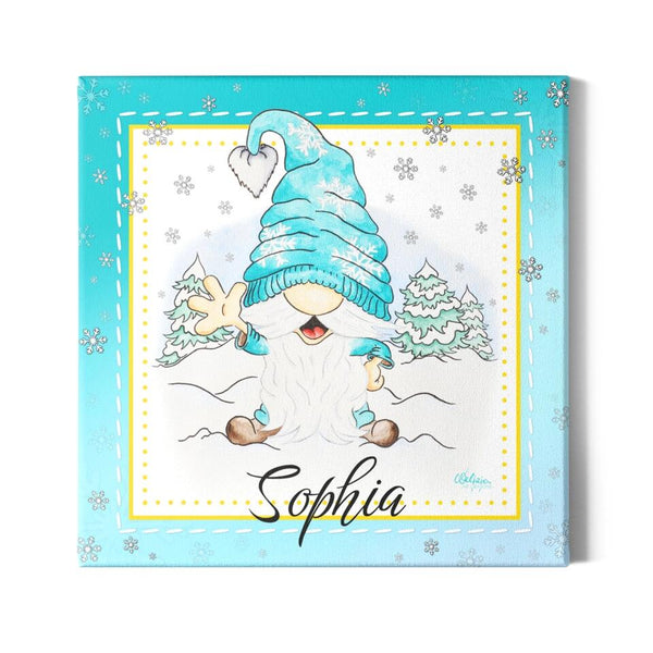 Wichtel Bild . SNOWY ♡ Geschenk für Geburtstag + Weihnachten