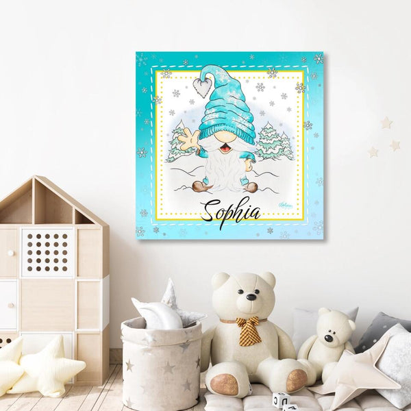 Wichtel Bild . SNOWY ♡ Geschenk für Geburtstag + Weihnachten